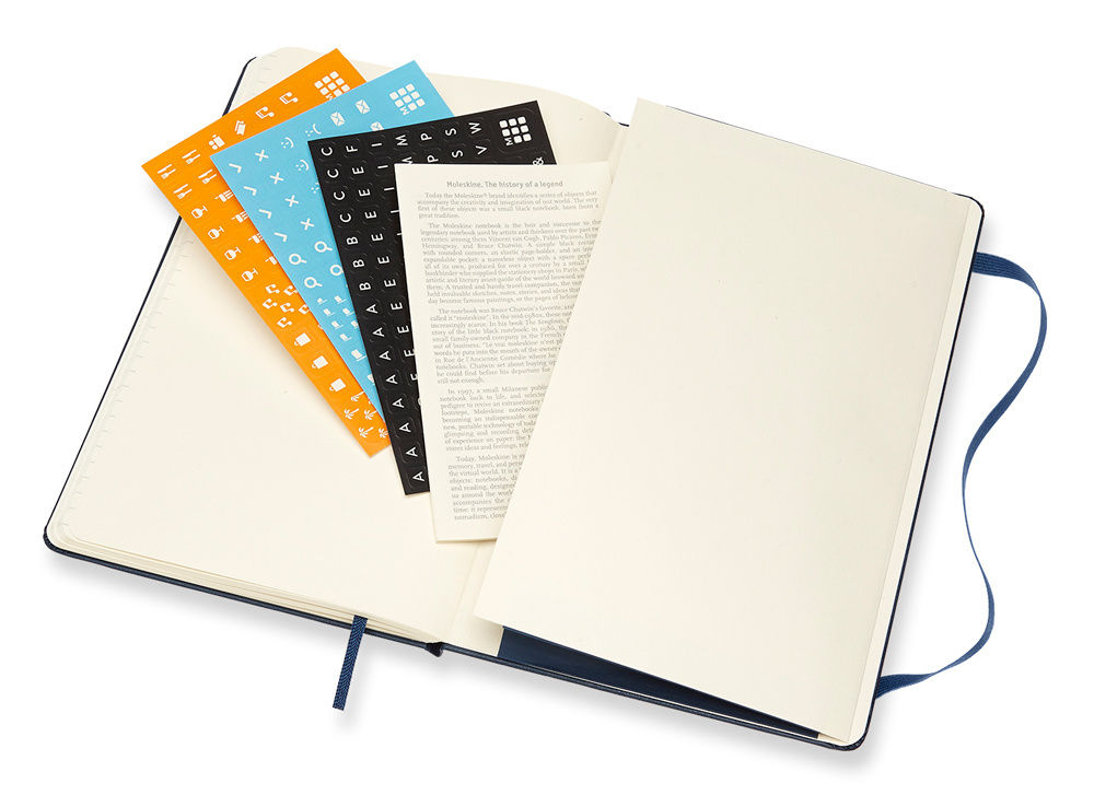 Еженедельник Moleskine ACADEMIC WKNT Large 130х210мм датир.18мес 208стр. синий сапфир