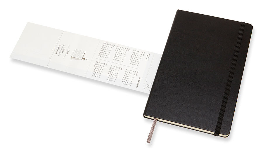 Еженедельник Moleskine ACADEMIC WKNT Large 130х210мм датир.18мес 208стр. черный