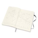Еженедельник Moleskine ACADEMIC SOFT WKNT Large 130х210мм датир.18мес 208стр. мягкая обложка черный