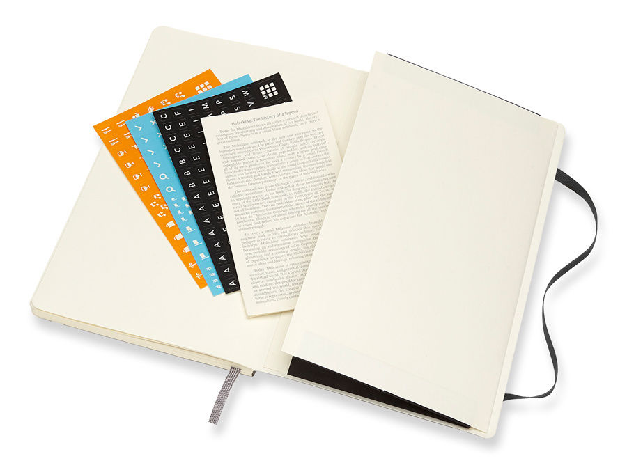 Еженедельник Moleskine ACADEMIC SOFT WKNT Large 130х210мм датир.18мес 208стр. мягкая обложка черный