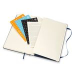 Еженедельник Moleskine ACADEMIC WKNT Large 130х210мм датир.18мес 208стр. синий сапфир