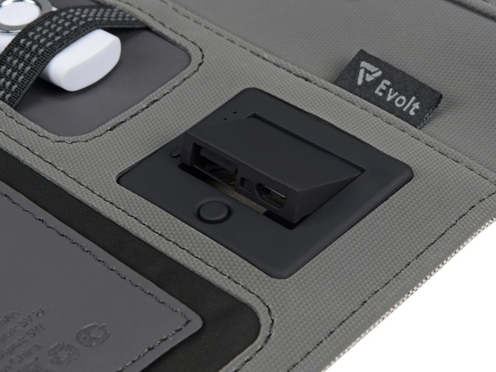 Органайзер с беспроводной зарядкой 5000 mAh Powernote 