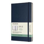 Еженедельник Moleskine ACADEMIC WKNT Large 130х210мм датир.18мес 208стр. синий сапфир