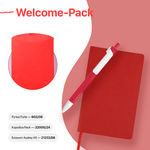 Набор подарочный WELCOME-PACK: бизнес-блокнот, ручка, коробка