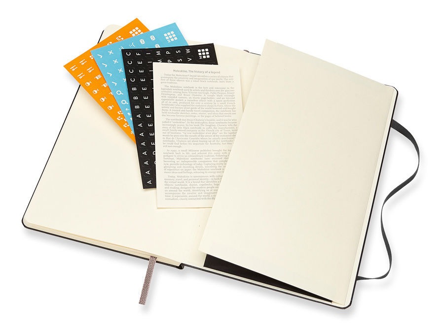 Еженедельник Moleskine ACADEMIC WKNT Large 130х210мм датир.18мес 208стр. черный