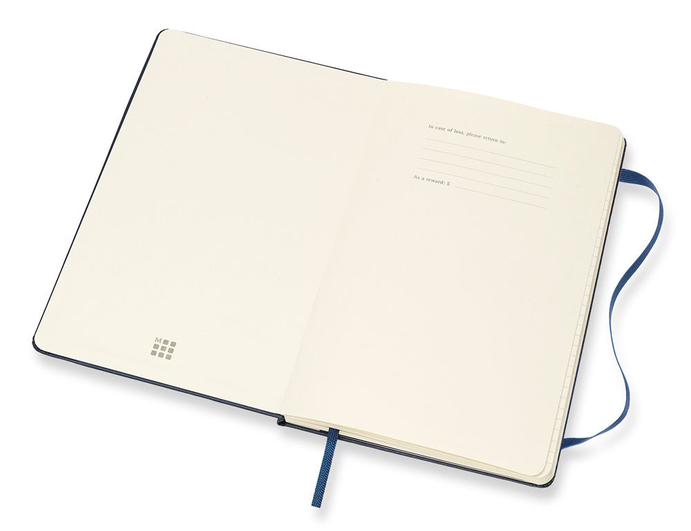 Еженедельник Moleskine ACADEMIC WKNT Large 130х210мм датир.18мес 208стр. синий сапфир
