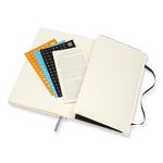 Еженедельник Moleskine ACADEMIC SOFT WKNT Large 130х210мм датир.18мес 208стр. мягкая обложка черный