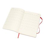 Еженедельник Moleskine ACADEMIC WKNT Large 130х210мм датир.18мес 208стр. мягкая обложка красный