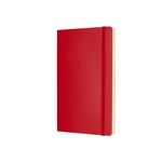 Записная книжка Moleskine Classic Soft (нелинованный), Large (13х21см), красный