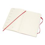 Еженедельник Moleskine ACADEMIC WKNT Large 130х210мм датир.18мес 208стр. мягкая обложка красный