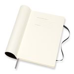 Еженедельник Moleskine ACADEMIC SOFT WKNT Large 130х210мм датир.18мес 208стр. мягкая обложка черный