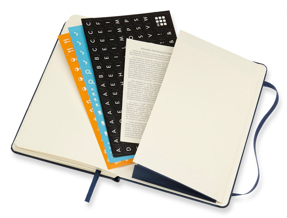 Еженедельник Moleskine CLASSIC WKNT Pocket 90x140мм 144стр. синий сапфир