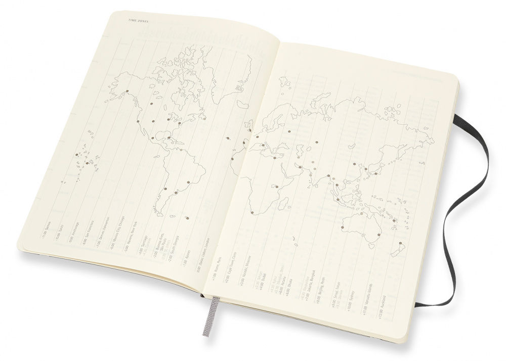 Еженедельник Moleskine CLASSIC SOFT WKNT Large 130х210мм 144стр. мягкая обложка черный