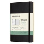 Еженедельник Moleskine CLASSIC SOFT WKNT Pocket 90x140мм 144стр. мягкая обложка черный