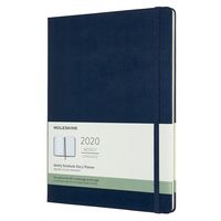 Еженедельник Moleskine CLASSIC WKNT XL 190х250мм 144стр. синий сапфир