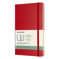 Еженедельник Moleskine CLASSIC WKNT Large 130х210мм 144стр. красный