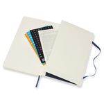 Еженедельник Moleskine CLASSIC SOFT WKNT Large 130х210мм 144стр. мягкая обложка синий сапфир