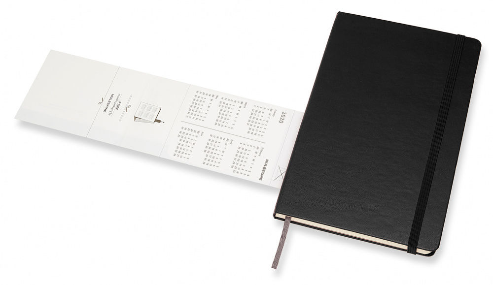 Еженедельник Moleskine CLASSIC WKLY Large 130х210мм 144стр. черный