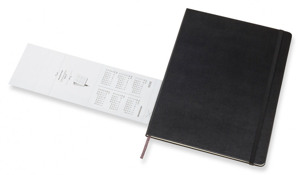 Еженедельник Moleskine CLASSIC WKNT XL 190х250мм 144стр. черный