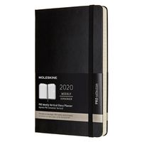 Еженедельник Moleskine PRO VERTICAL Large 130х210мм 168стр. черный