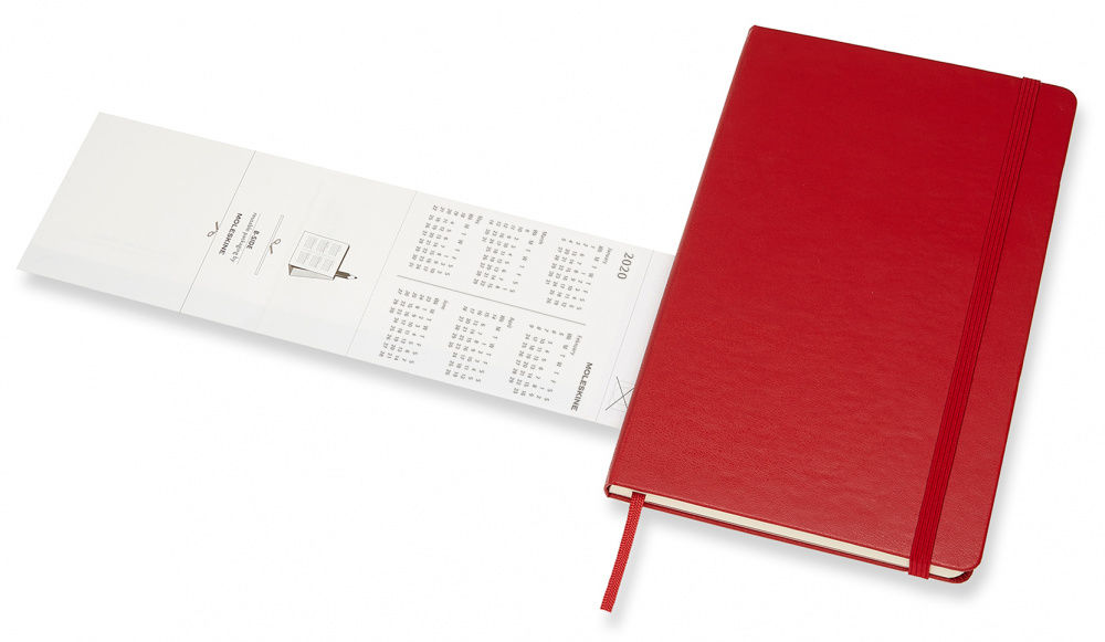 Еженедельник Moleskine CLASSIC WKNT Large 130х210мм 144стр. красный