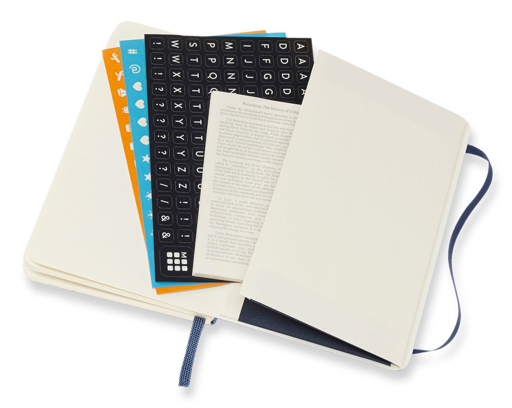 Еженедельник Moleskine CLASSIC SOFT WKNT Pocket 90x140мм 144стр. мягкая обложка синий сапфир