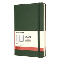 Ежедневник Moleskine CLASSIC Large 130х210мм 400стр. зеленый
