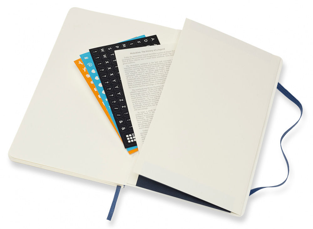 Еженедельник Moleskine CLASSIC SOFT WKNT Large 130х210мм 144стр. мягкая обложка синий сапфир