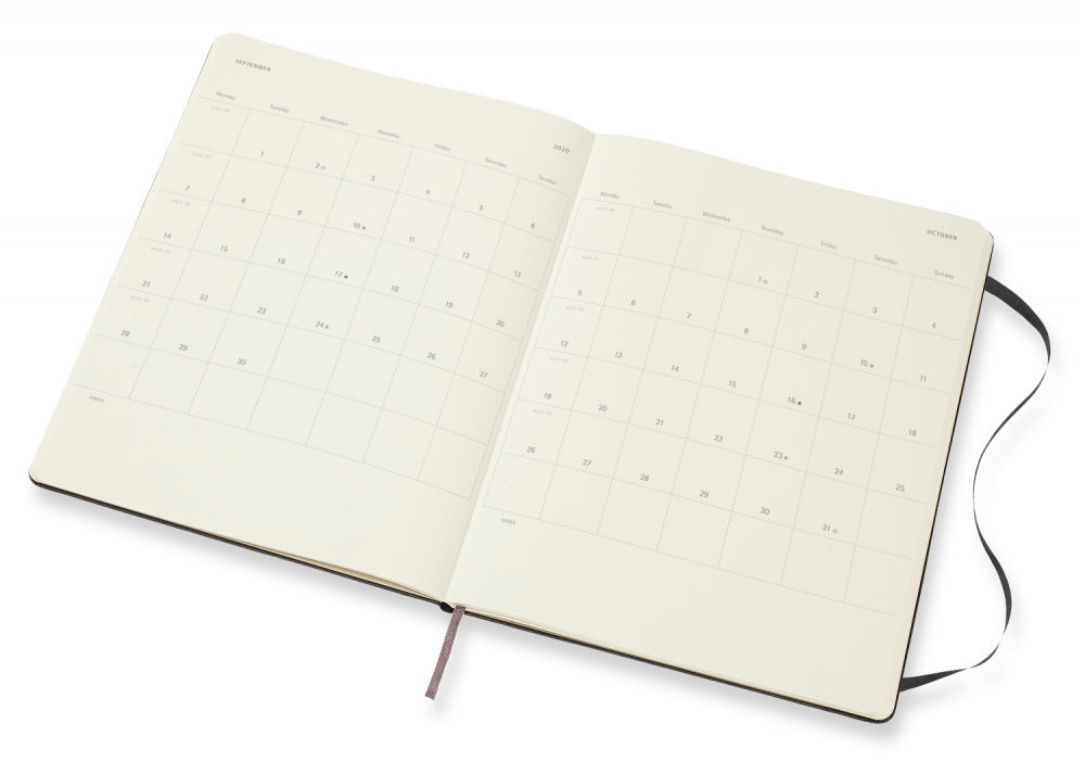 Еженедельник Moleskine CLASSIC WKNT XL 190х250мм 144стр. черный