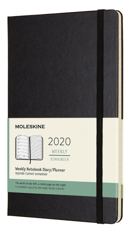 Еженедельник Moleskine CLASSIC WKNT Large 130х210мм 144стр. черный