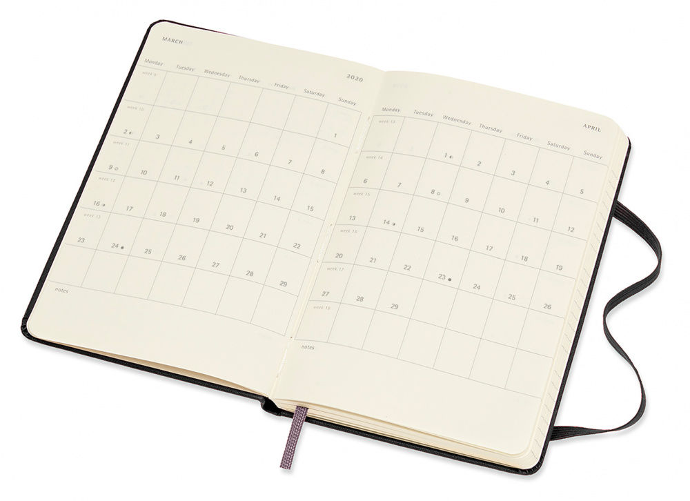 Еженедельник Moleskine CLASSIC WKNT Pocket 90x140мм 144стр. черный