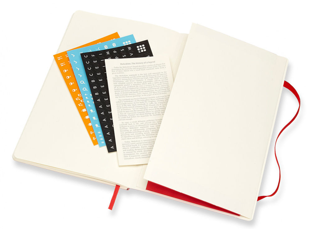 Еженедельник Moleskine CLASSIC SOFT WKNT Large 130х210мм 144стр. мягкая обложка красный
