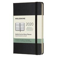 Еженедельник Moleskine CLASSIC WKLY VERTICAL Pocket 90x140мм 144стр. черный