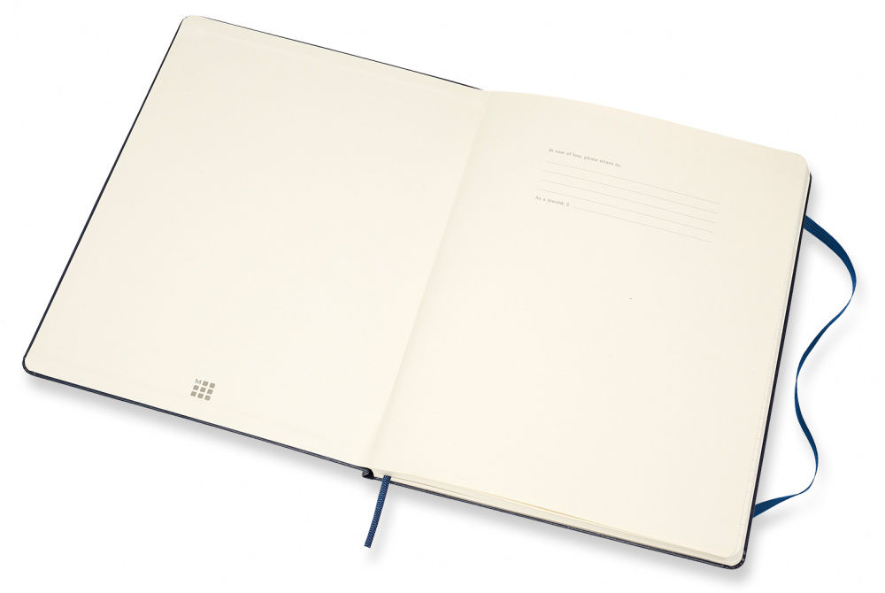 Еженедельник Moleskine CLASSIC WKNT XL 190х250мм 144стр. синий сапфир