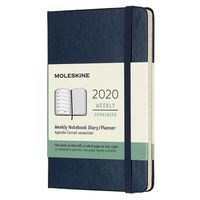 Еженедельник Moleskine CLASSIC WKNT Pocket 90x140мм 144стр. синий сапфир