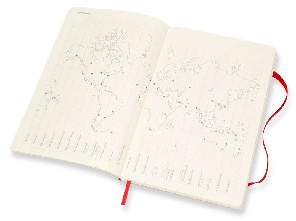 Еженедельник Moleskine CLASSIC SOFT WKNT Large 130х210мм 144стр. мягкая обложка красный