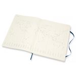 Еженедельник Moleskine CLASSIC SOFT WKNT XL 190х250мм 144стр. мягкая обложка синий сапфир