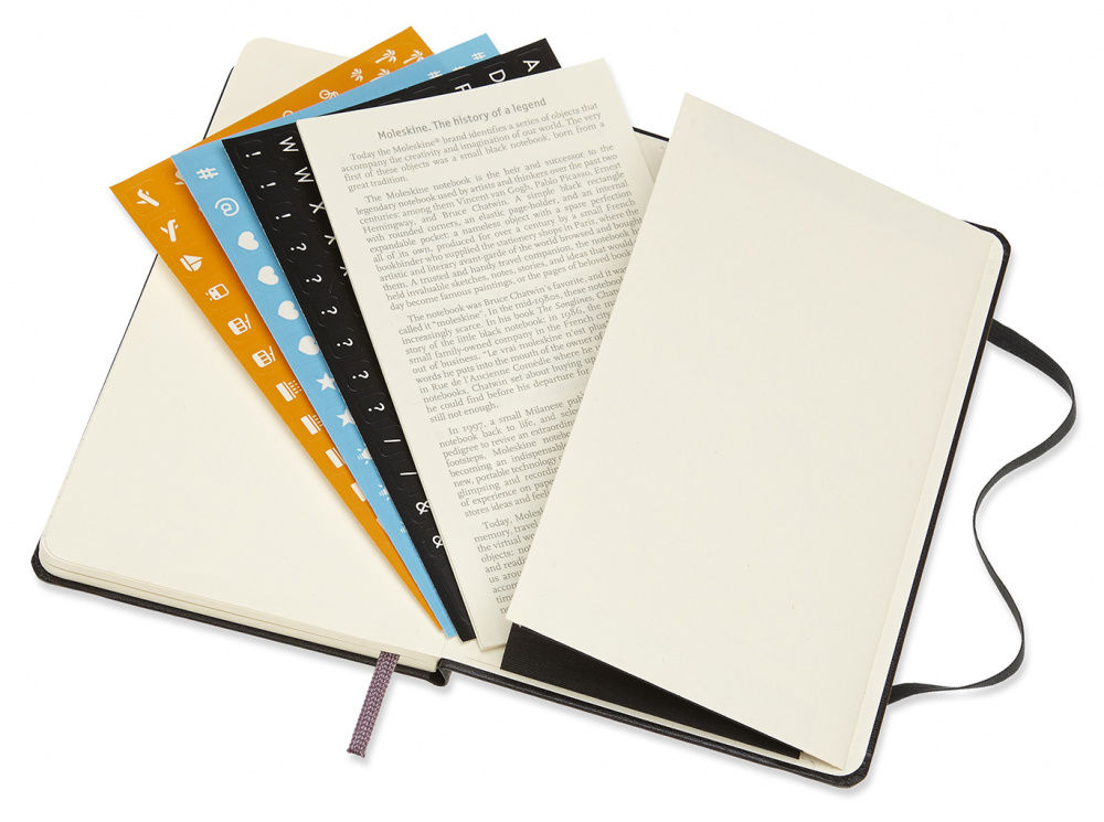 Еженедельник Moleskine CLASSIC WKLY VERTICAL Pocket 90x140мм 144стр. черный