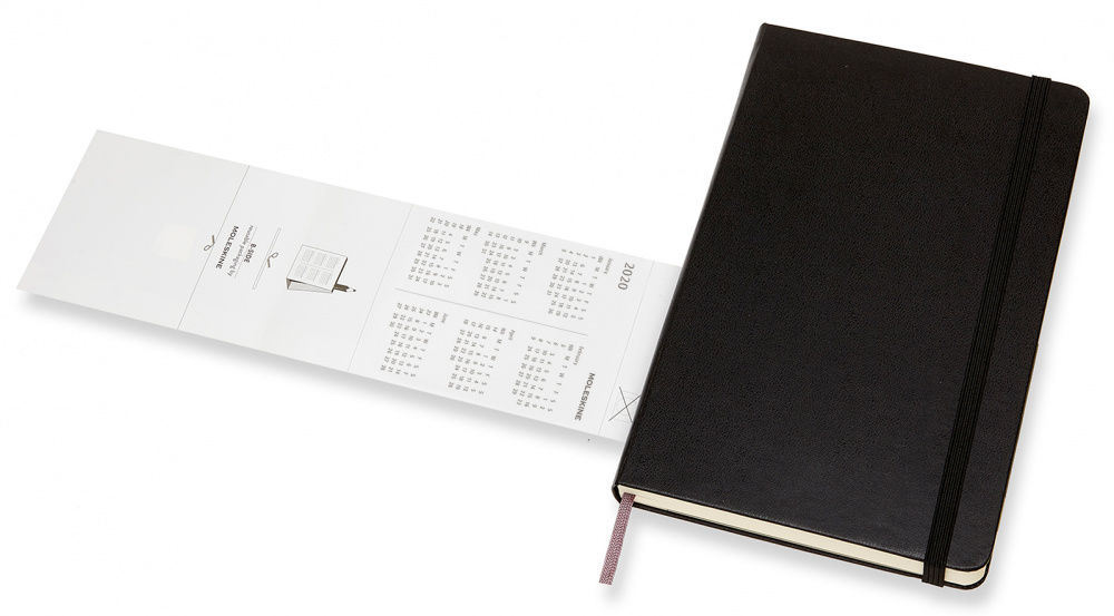 Еженедельник Moleskine PRO VERTICAL Large 130х210мм 168стр. черный