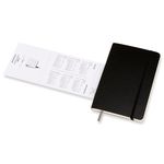 Еженедельник Moleskine CLASSIC SOFT WKNT Pocket 90x140мм 144стр. мягкая обложка черный